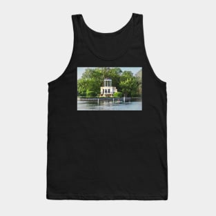 Rowing Past Temple Island Tank Top